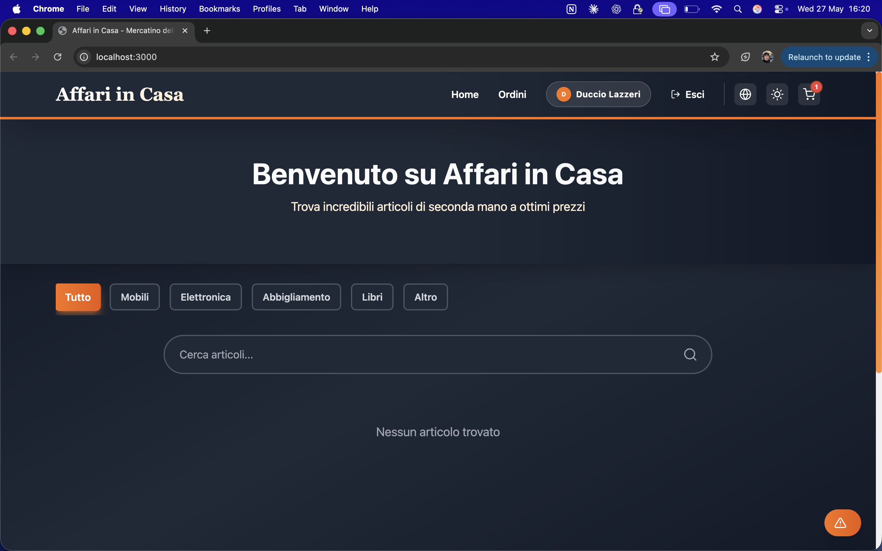 Affari in Casa — E-commerce